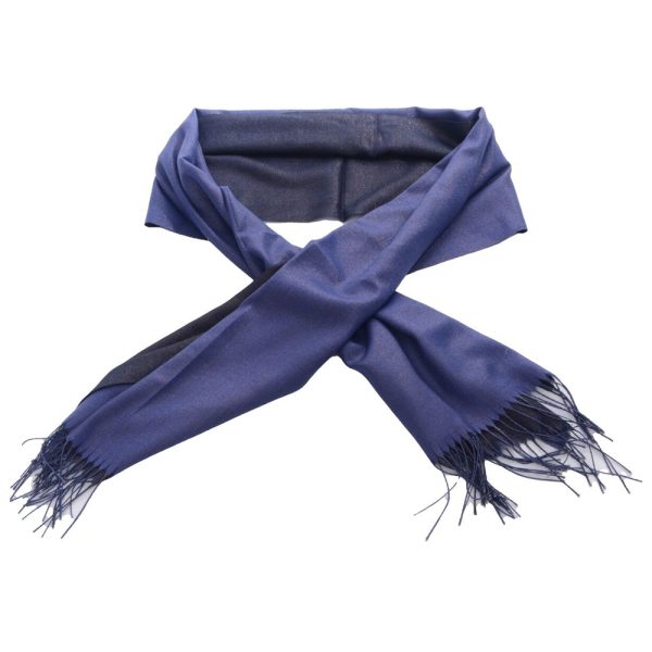 Cashmere Wrap Scarf - Blue