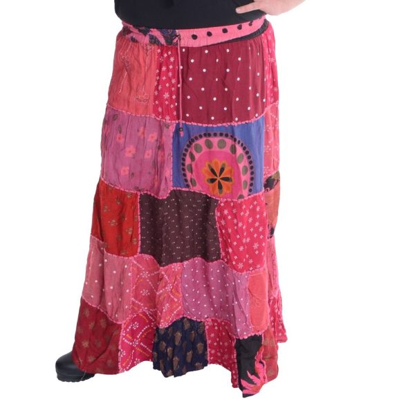 Patch Work skirt Brick mosaic